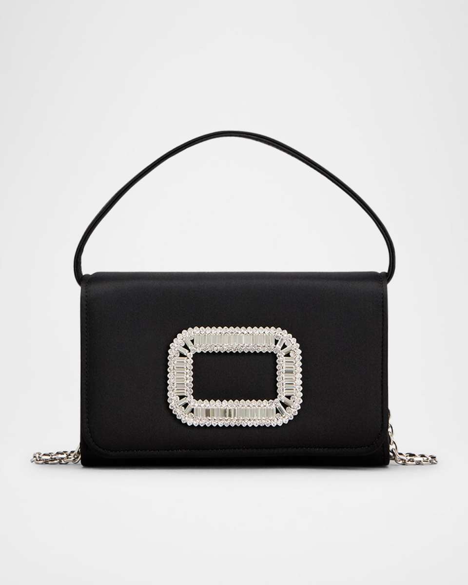 Pilgrim Micro Buckle Satin Top-Handle Bag